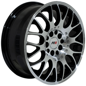 Paquete de 4 Rines 15X7 4 100 108 PRW Mod: P807 ET35 CB65 1 SILVER MACHINE FACE