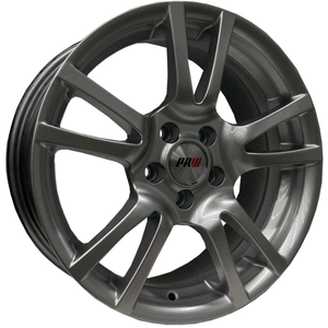 Paquete de 4 Rines 15X7 4 100 PRW Mod: P207 ET20 CB73 1 BLACK MACHINE FACE