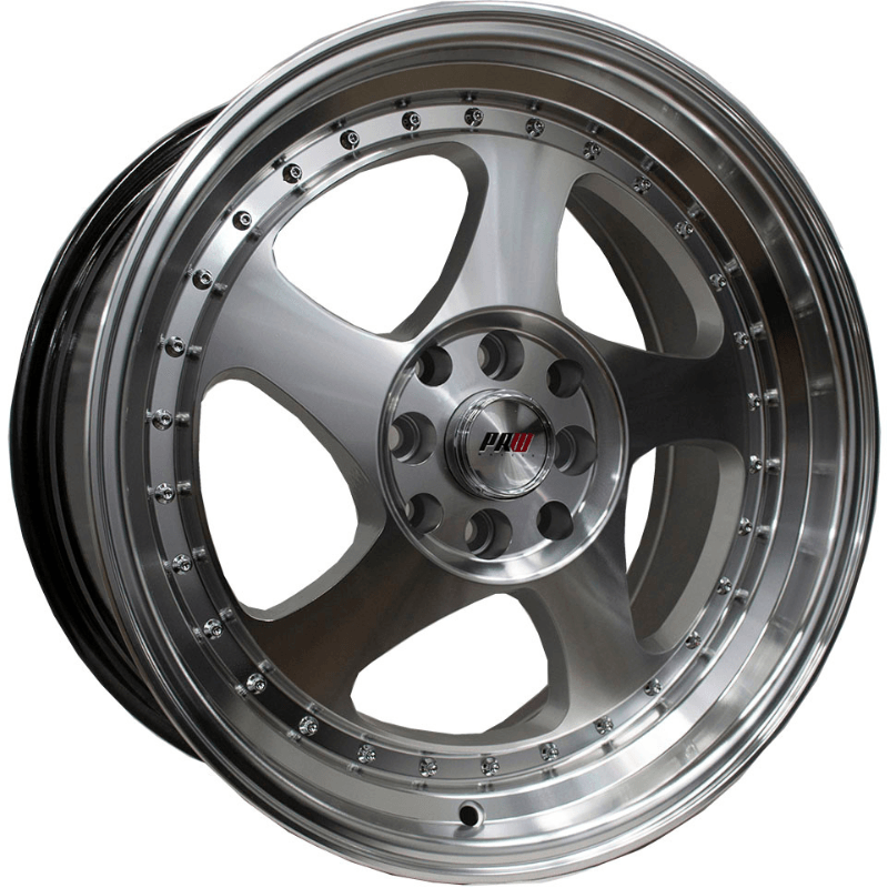 Paquete de 4 Rines 17X8 4-100/114.3 PRW Mod: P591 ET35 CB73