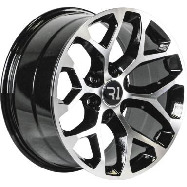 Paquete de 4 Rines 20X9 6-139.7/ R1 SPORT MOD: 208 ET31 CB78.1 BLACK ...