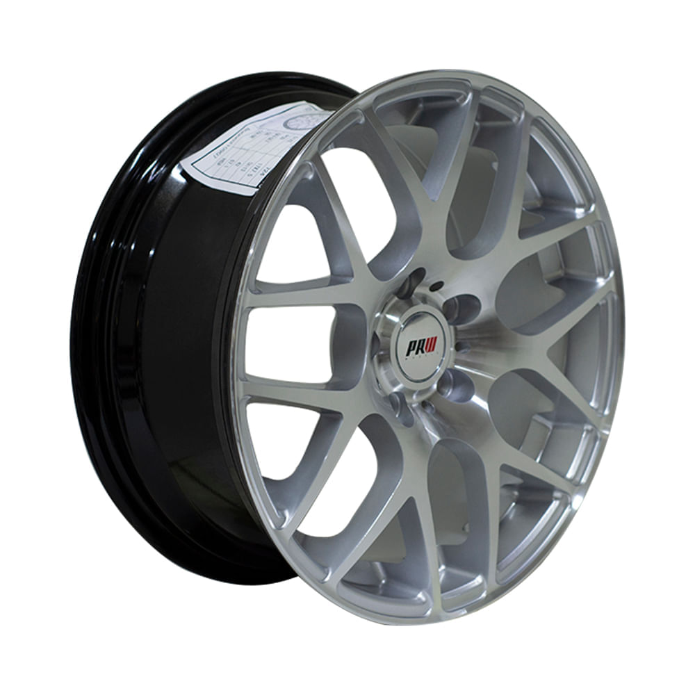 Paquete de 4 Rines 17X7-5-5-113-PRW-Mod:-P724-ET42-CB67-1-HYPER-SILVER ...