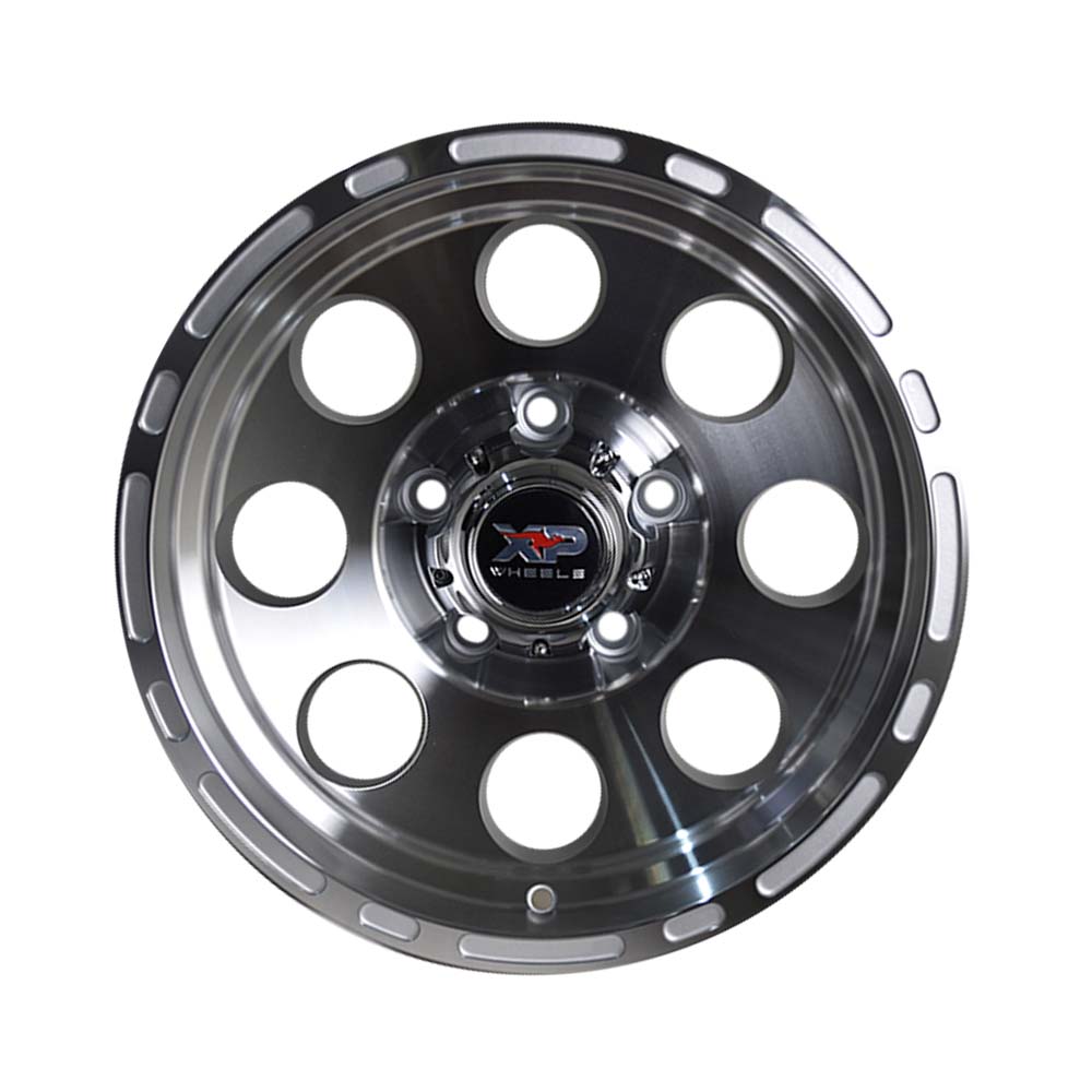 Paquete de 4 Rines 16X8 5-135 XP WHEELS Mod: 331 ET-20 CB87.1 SILVER ...
