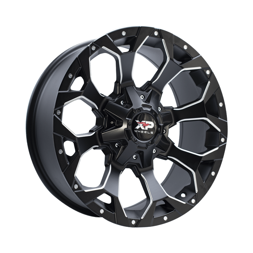 Paquete de 4 Rines 18X9 5-127/ XP WHEELS MOD: 640 ET-12 CB78.1 SATIN ...