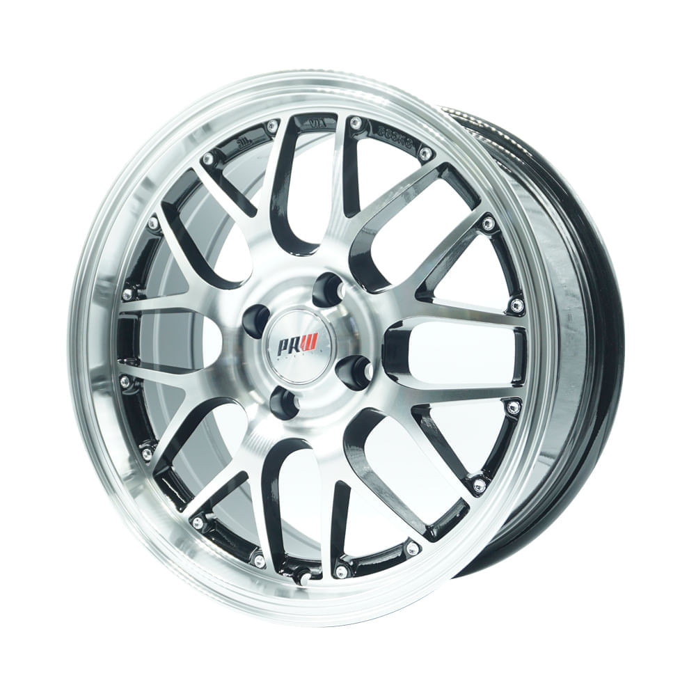 Paquete de 4 Rines 17X7 4-100/108 PRW MOD: P127 ET35 CB73.1 BLACK ...