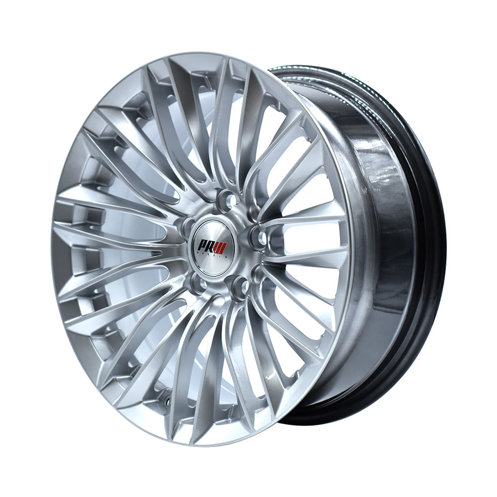 Paquete de 4 Rines 15X7 5-100 PRW Mod: P207 ET720 CB73.1 HYPER SILVER ...