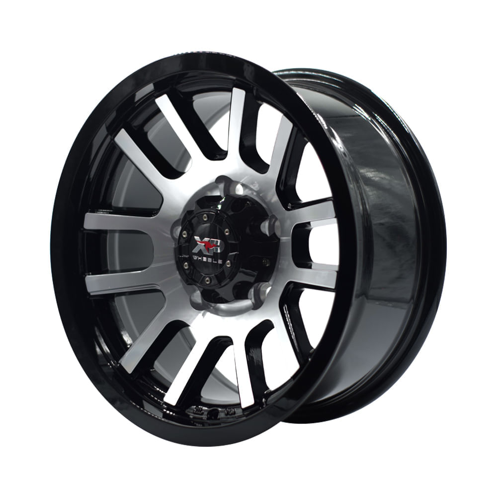 Paquete de 4 Rines 15X8 5-127 XP WHEELS Mod: FC55297 ET0 CB78.1 BLACK ...