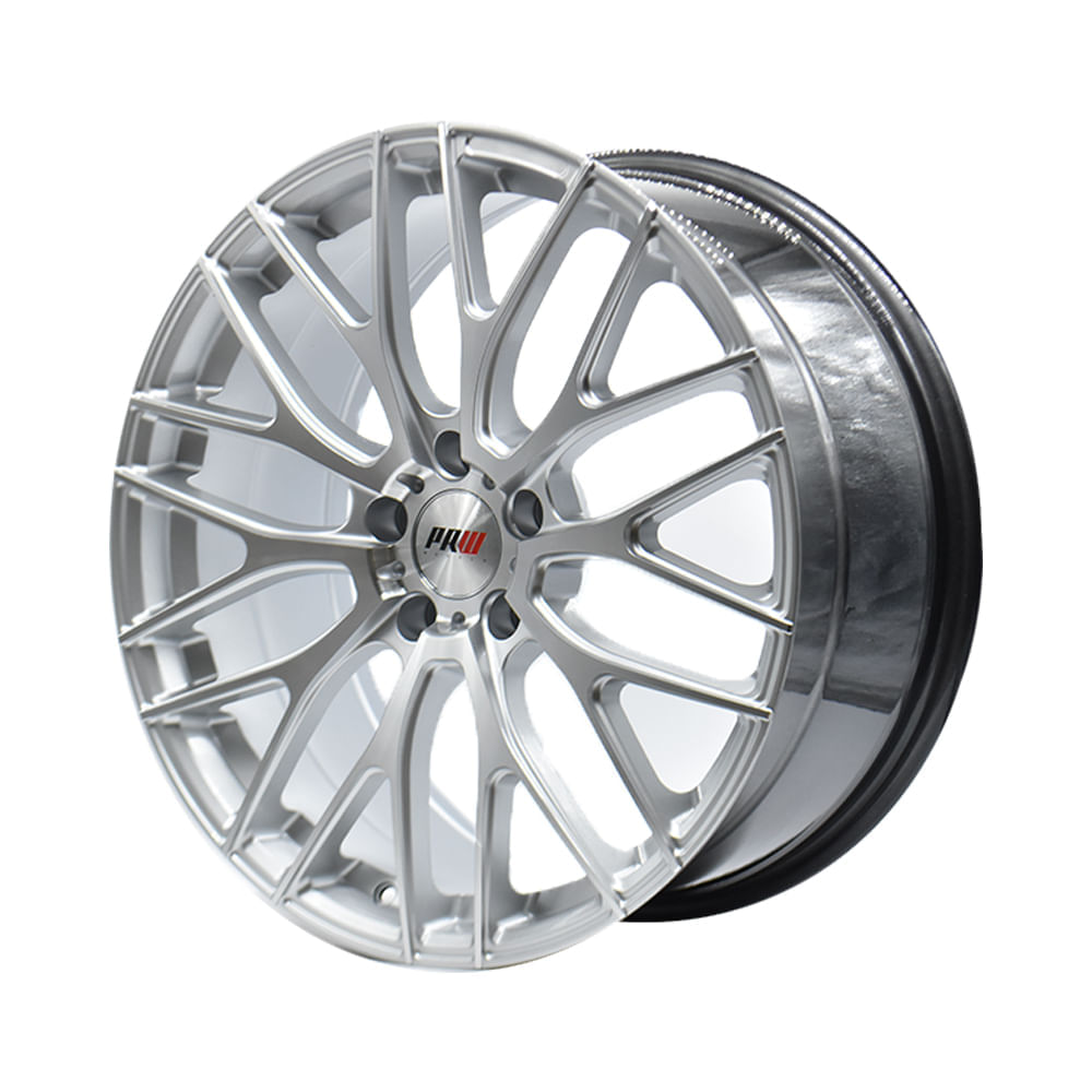 Paquete de 4 Rines 19X8.5 5-113 PRW Mod: P162 ET42 CB73.1 HYPER SILVER ...