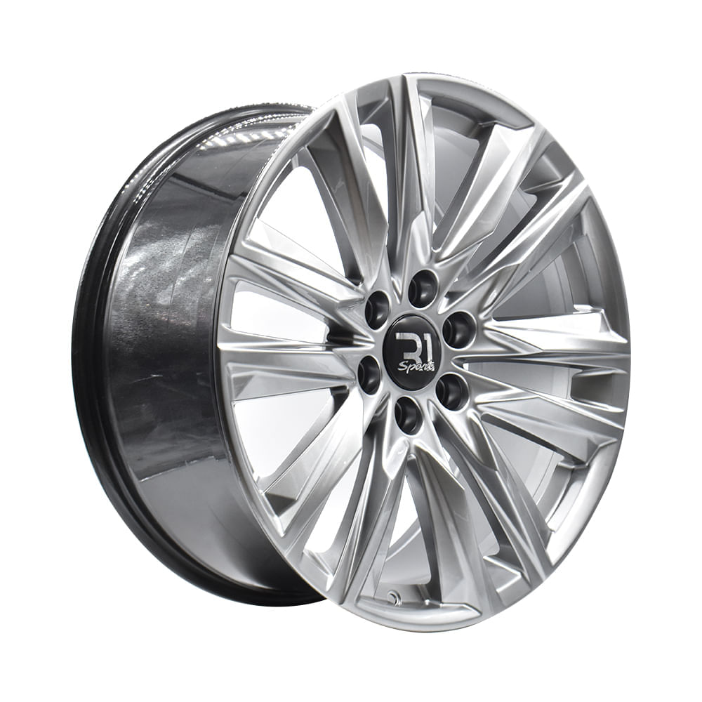 Paquete de 4 Rines 22X9 6-139/ R1 SPORT MOD: 7035 ET28 78.1 HYPER BLACK ...