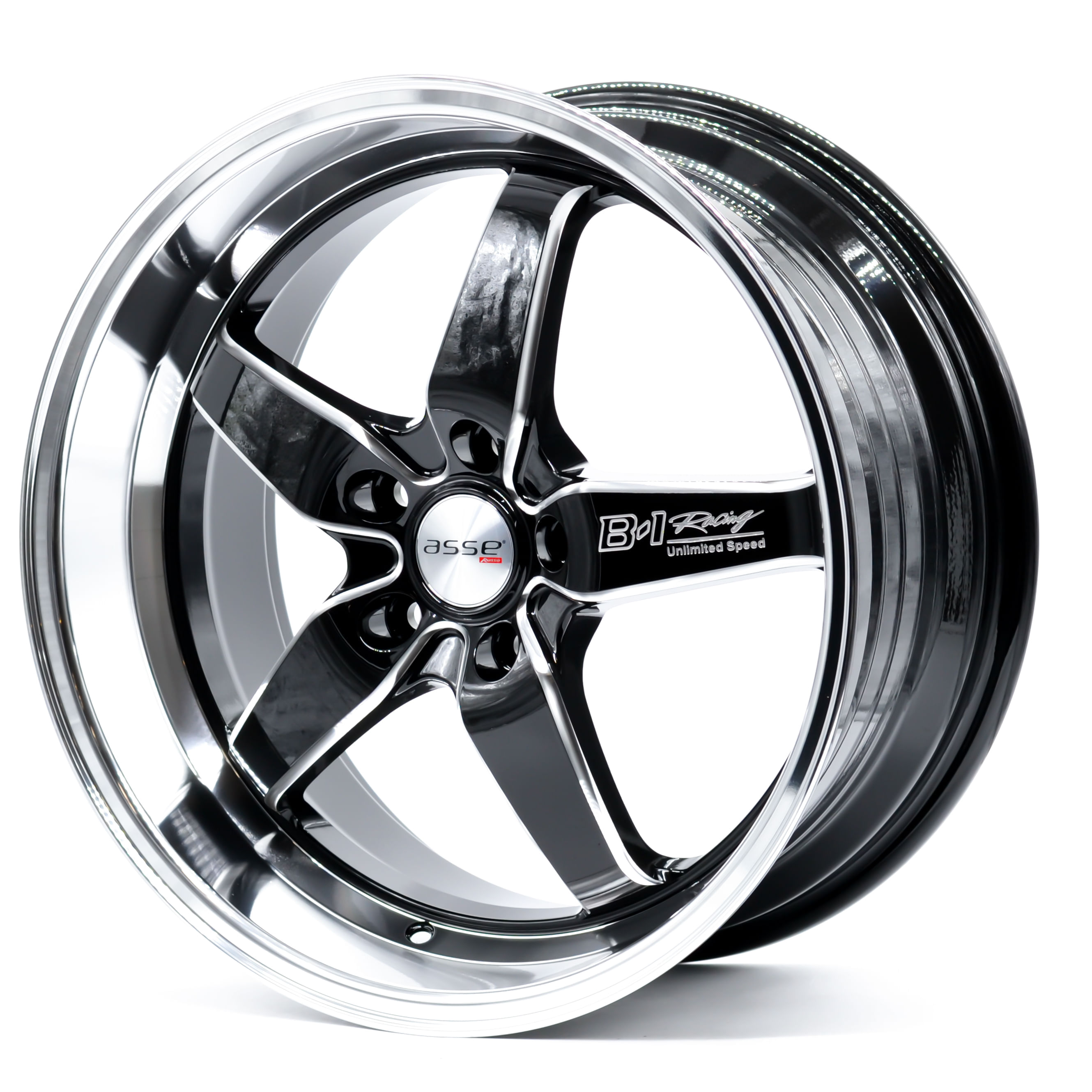 Paquete de 4 Rines 18X8.5 5-113 ASSE Mod: FCD1769 ET35 CB73.1 BLACK ...