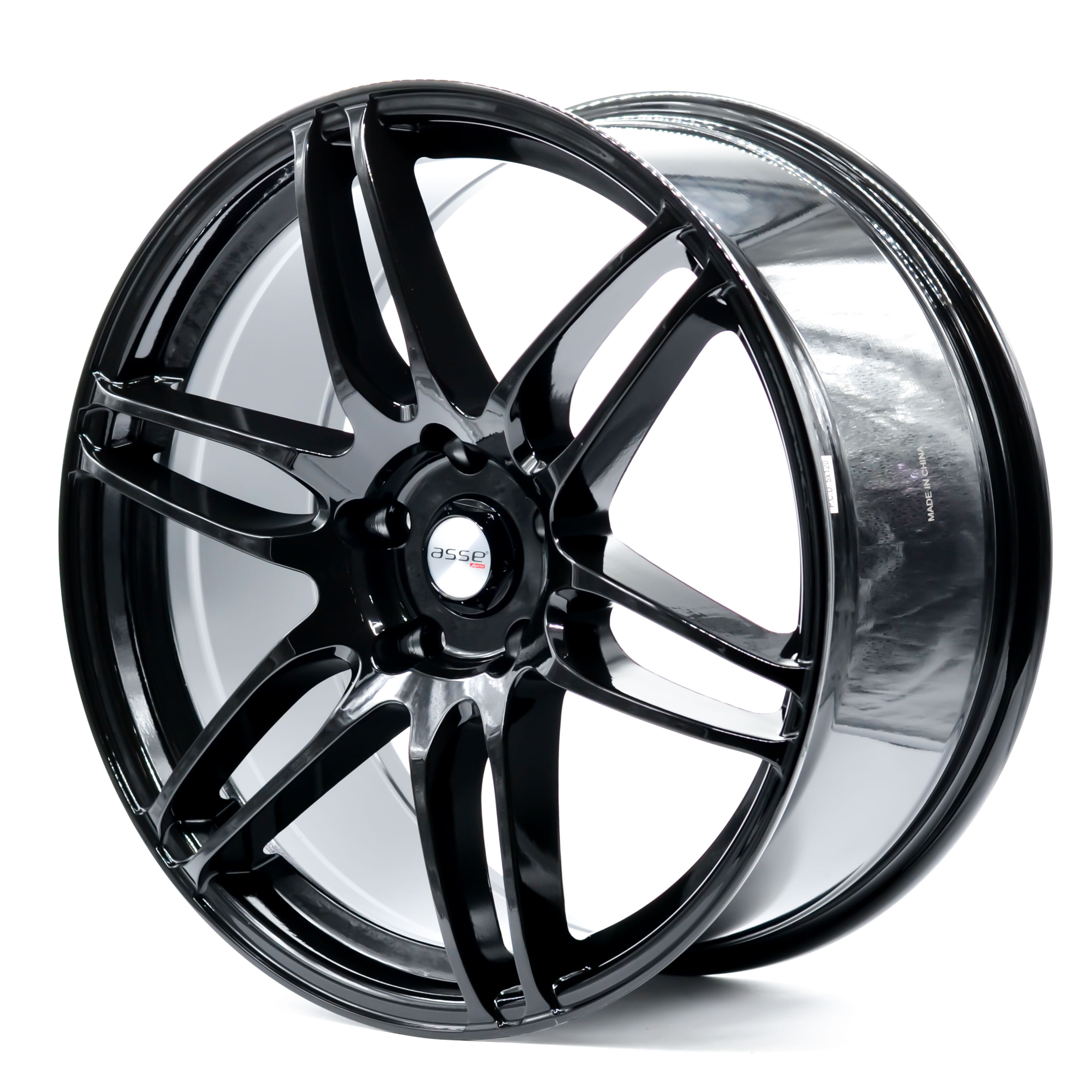 Paquete de 4 Rines 19X8.5 5-120 ASSE Mod: FC461 ET35 CB73.1 GLOSS BLACK ...