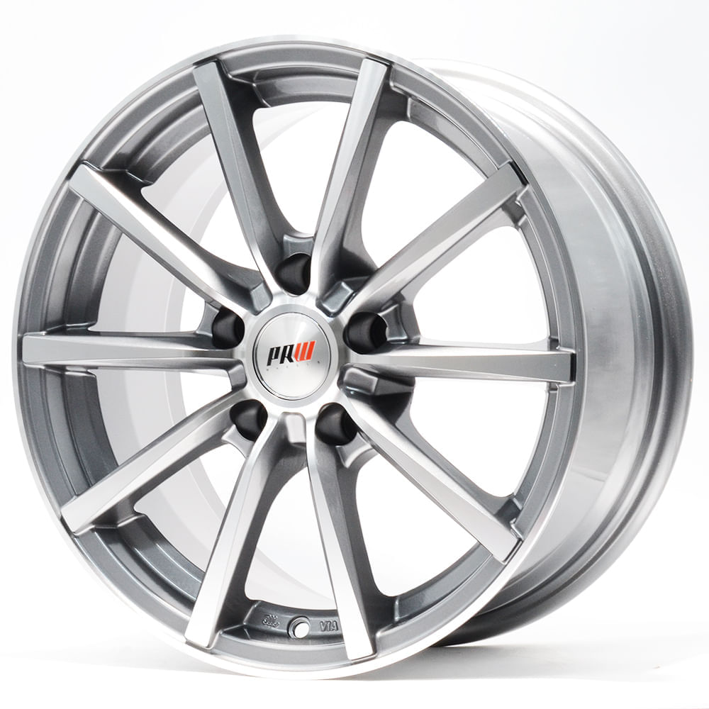 Paquete de 4 Rines 16X7.5 5-113 PRW Mod: P195 ET35 CB73.1 GUN METAL ...