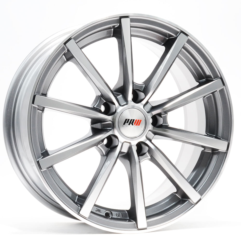 Paquete de 4 Rines 16X7.5 5-113 PRW Mod: P195 ET35 CB73.1 GUN METAL ...