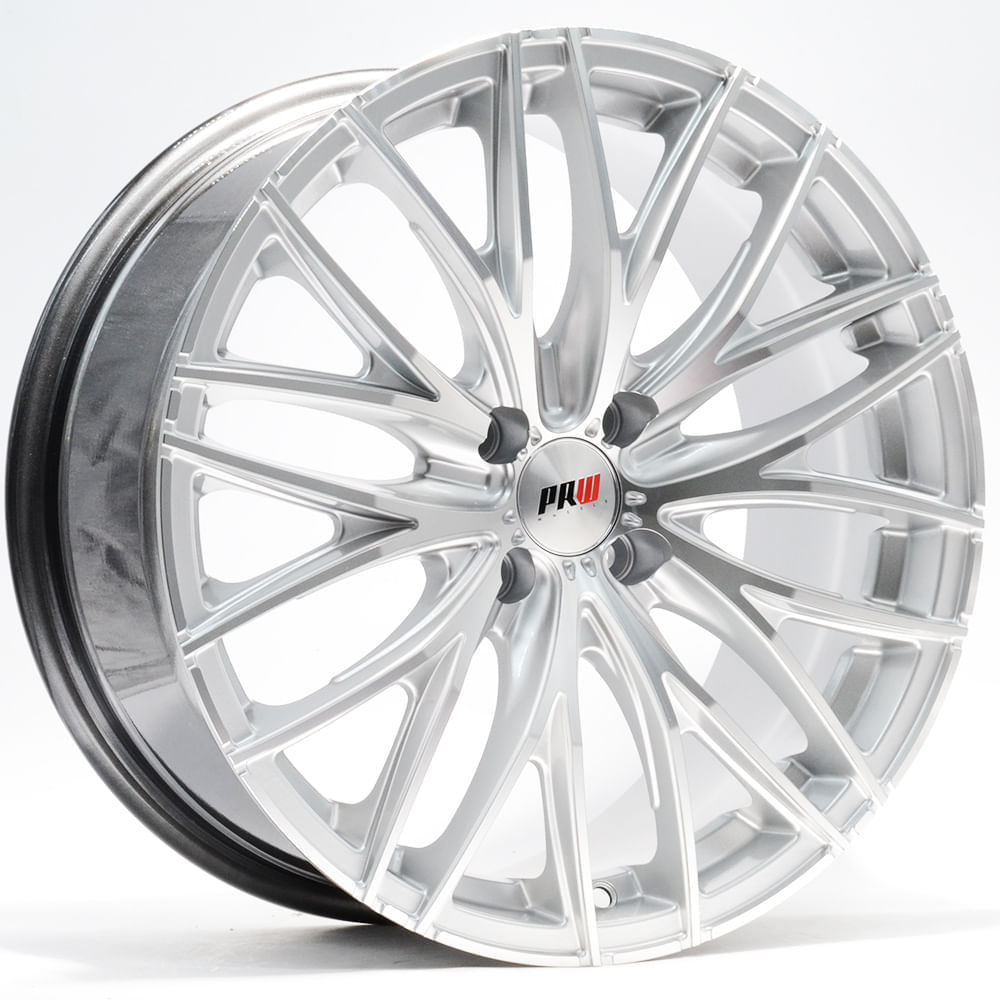 Paquete de 4 Rines 17X7.5 4-100 PRW Mod: P140 ET35 CB73.1 HYPER SILVER ...
