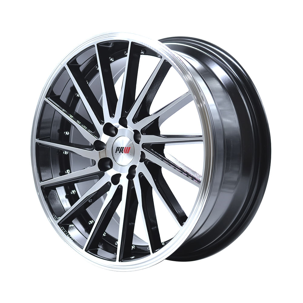 Paquete de 4 Rines 17X7 5-113 PRW Mod: HXZ242 ET38 CB73.1 BLACK MACHINE ...