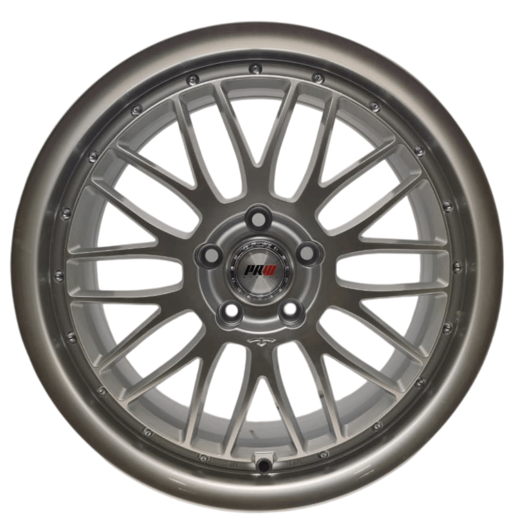 Paquete de 4 Rines 18X8 5-114.3/ PRW Mod: P192 ET38 CB73.1 HYPER SILVER ...