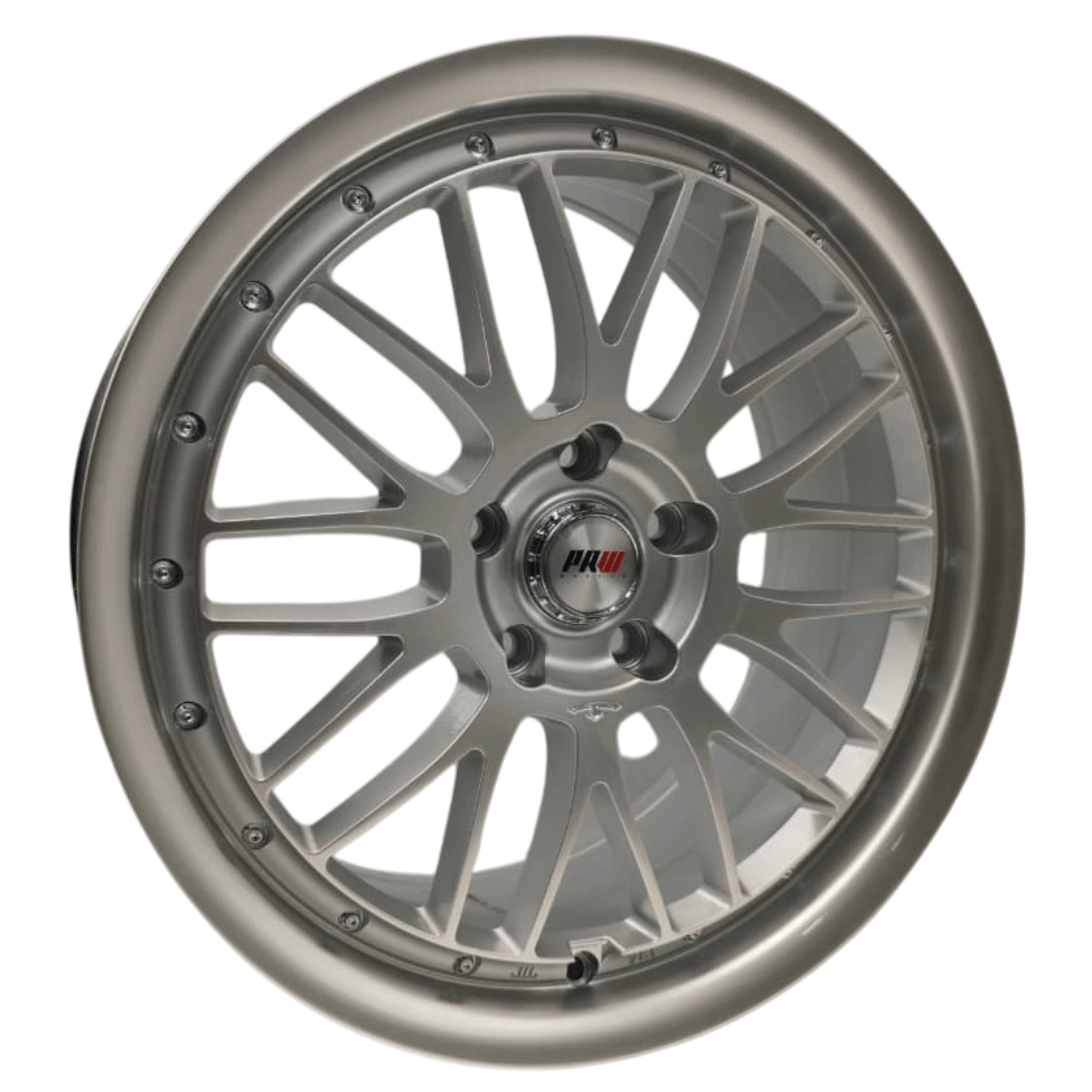 Paquete de 4 Rines 18X8 5-114.3/ PRW Mod: P192 ET38 CB73.1 HYPER SILVER ...