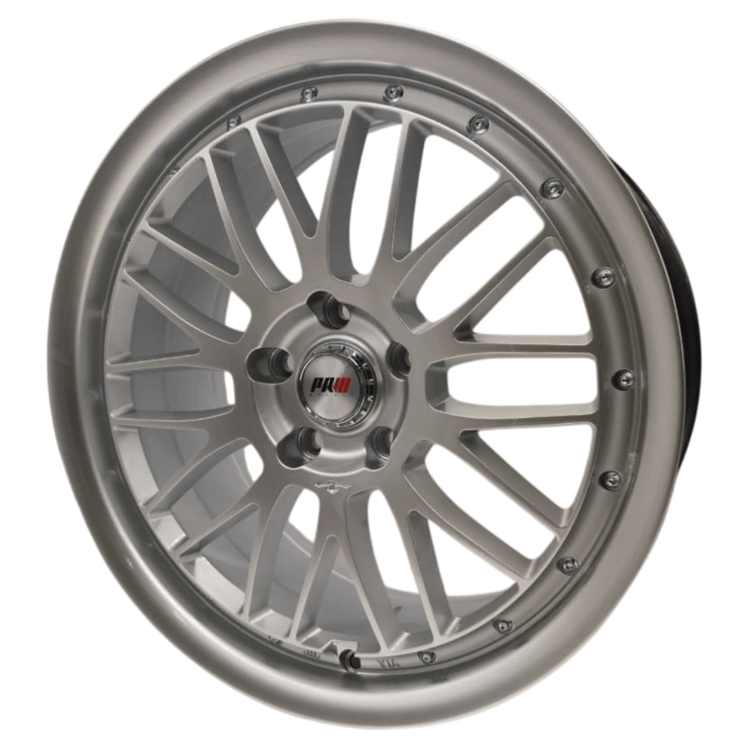 Paquete de 4 Rines 18X8 5-114.3/ PRW Mod: P192 ET38 CB73.1 HYPER SILVER ...