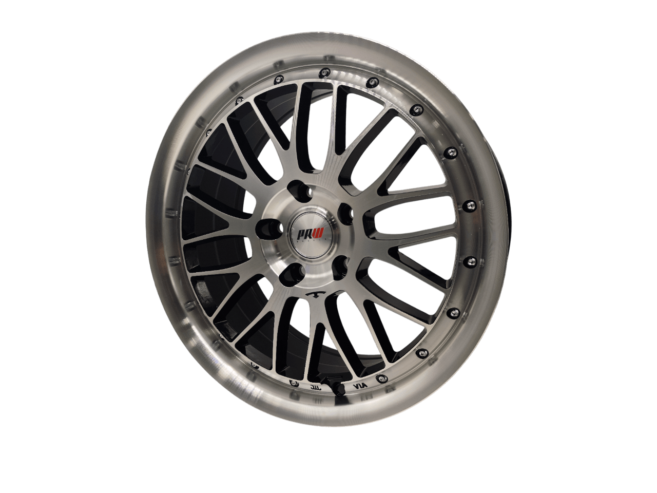 Paquete de 4 Rines 18X8 5-114.3/ PRW Mod: P192 ET38 CB73.1 GLOSS BLACK ...