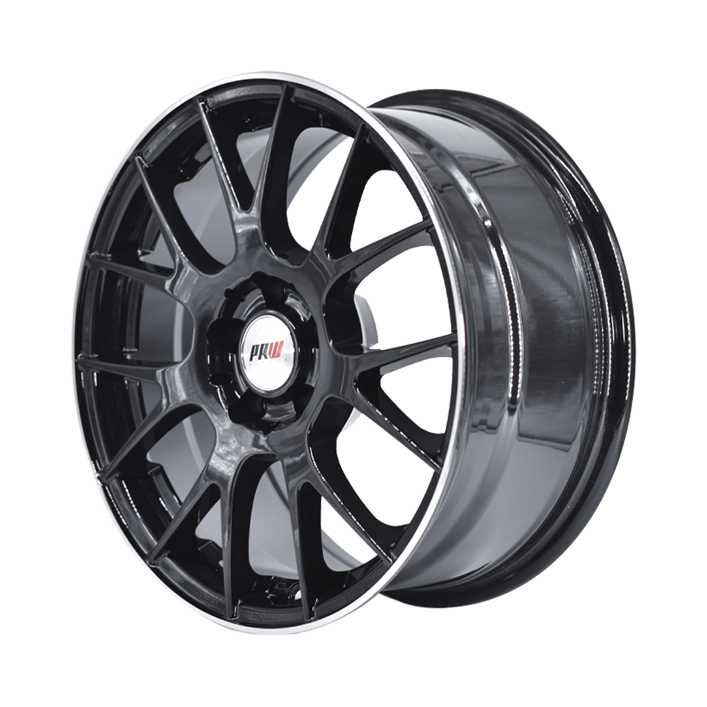 Paquete de 4 Rines 17X7.5 5-100/108 PRW Mod: P710 ET35 CB73.1 BLACK ...