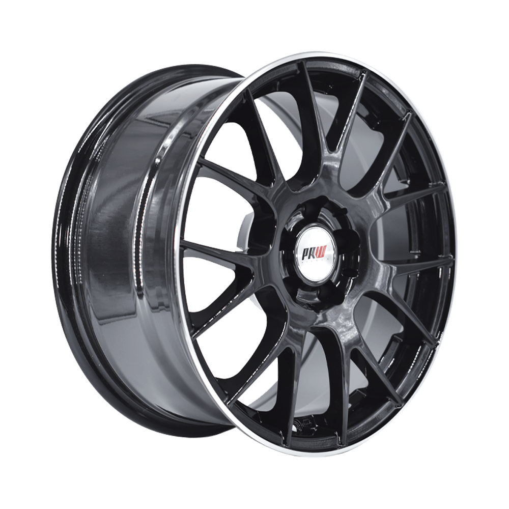 Paquete de 4 Rines 17X7.5 5-100/108 PRW Mod: P710 ET35 CB73.1 BLACK ...